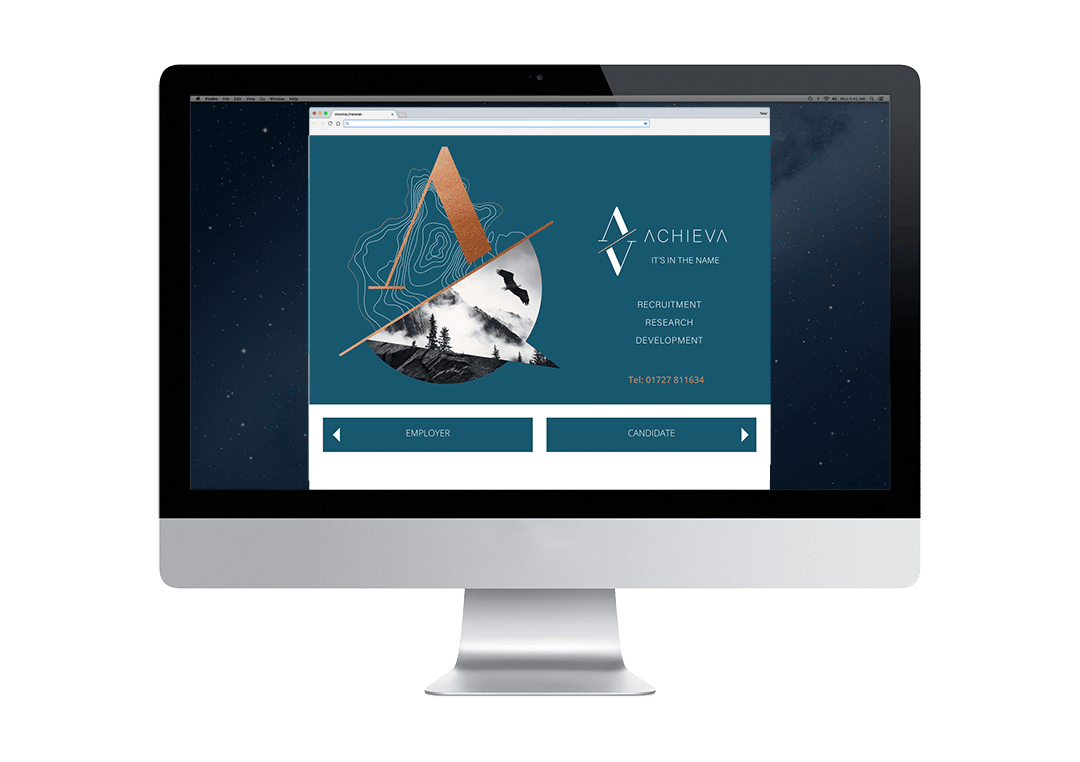 Achieva Website design for recruitment