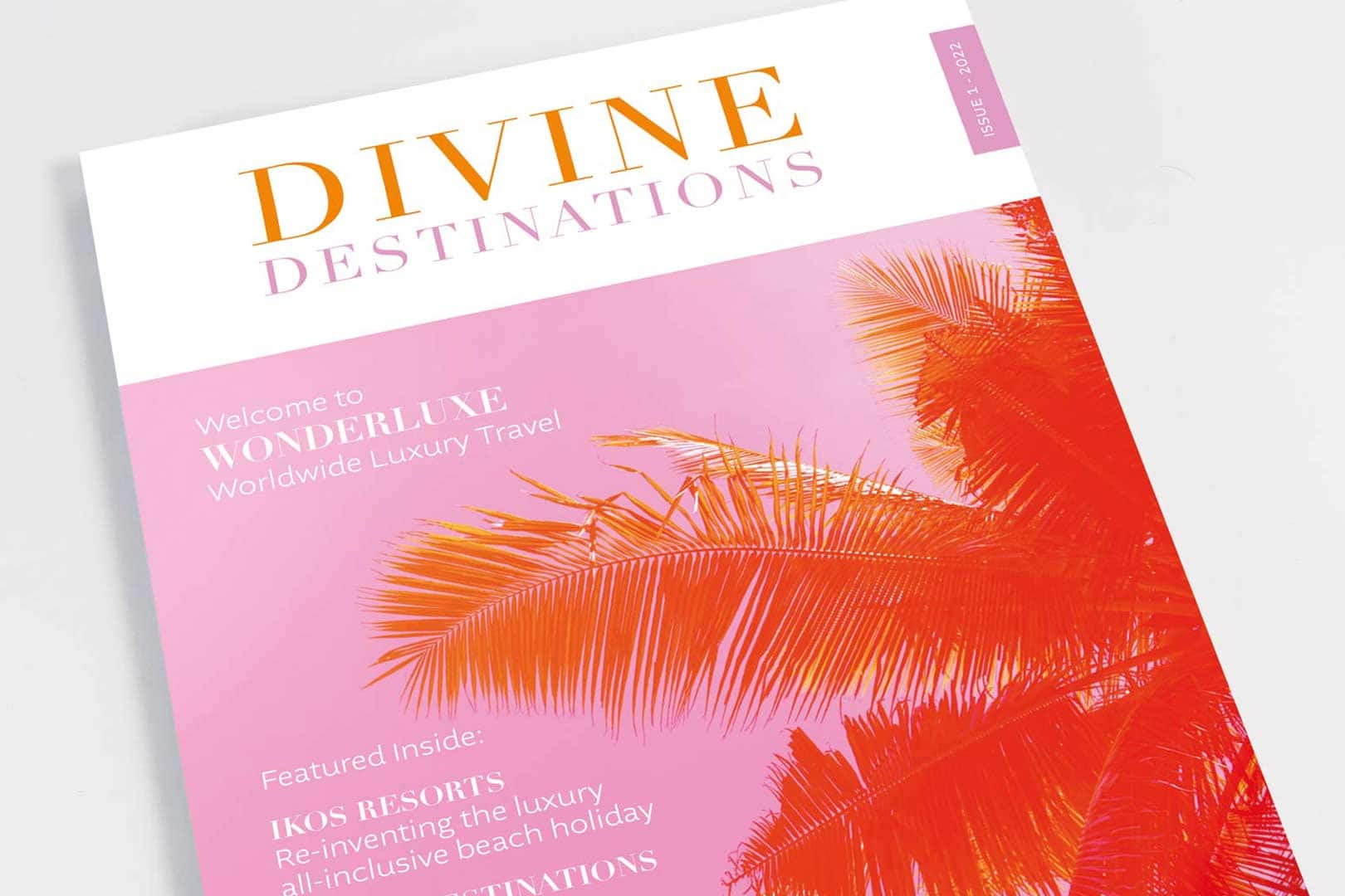 Divine Destinations magazine by wonderluxe
