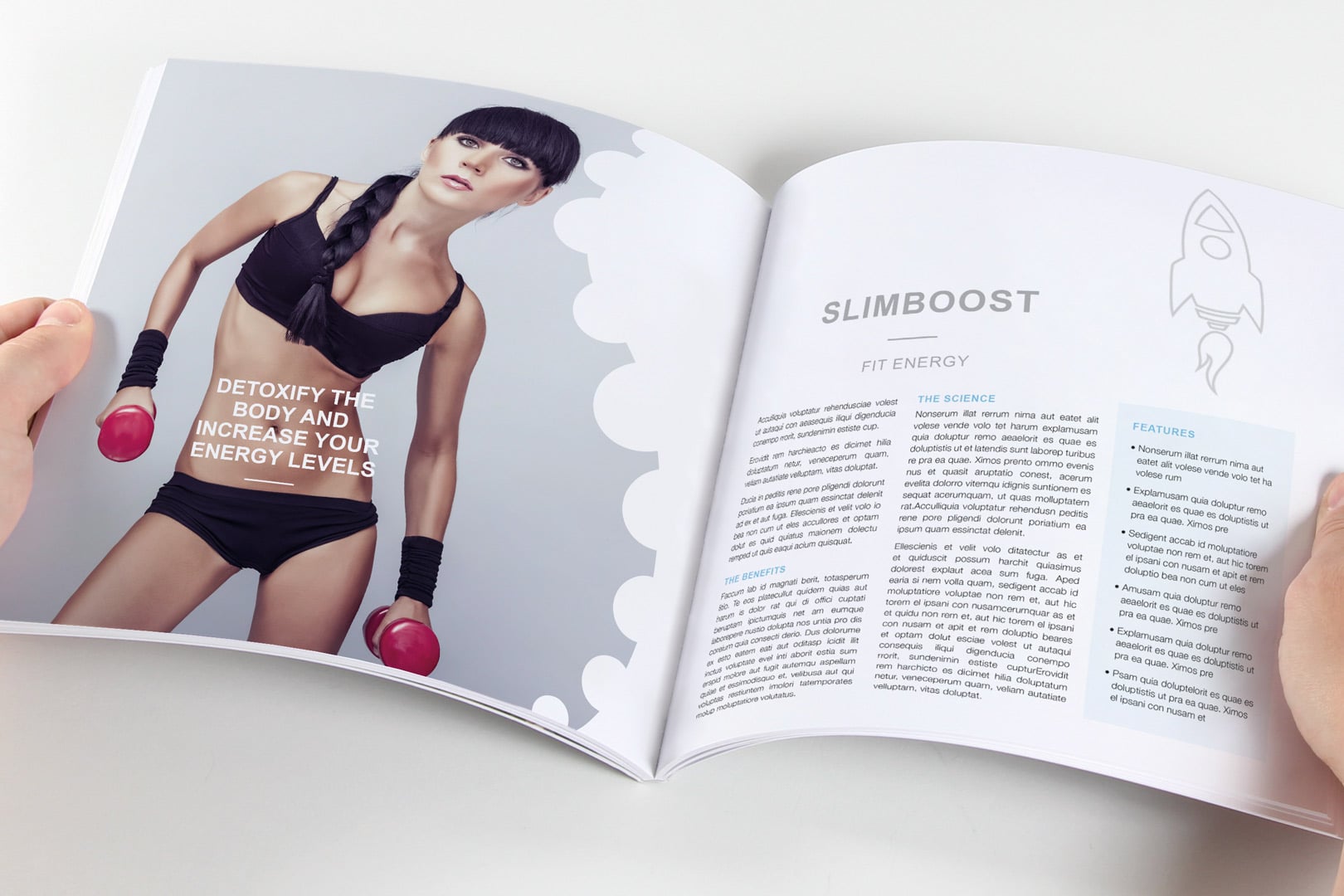 Reviv Wellness Brochure Page Layout