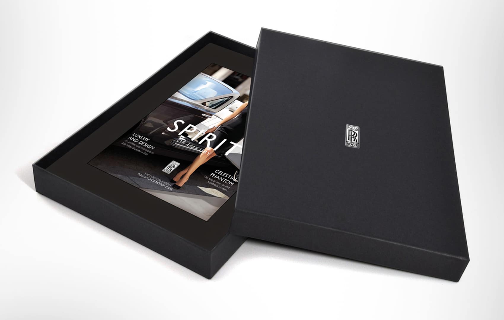 Rolls-Royce Luxury Magazine and Presentation Box