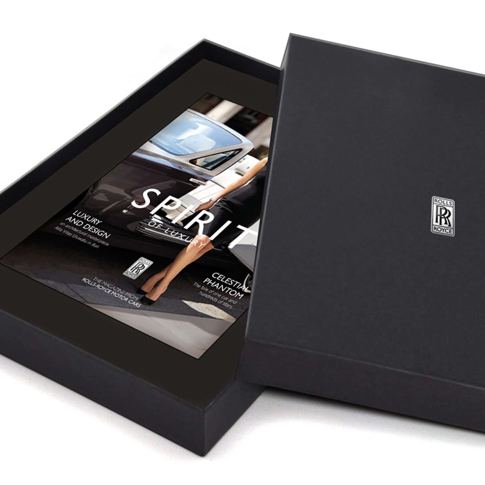 Rolls-Royce hard Back Coffee Tabel Book and Presentation Box
