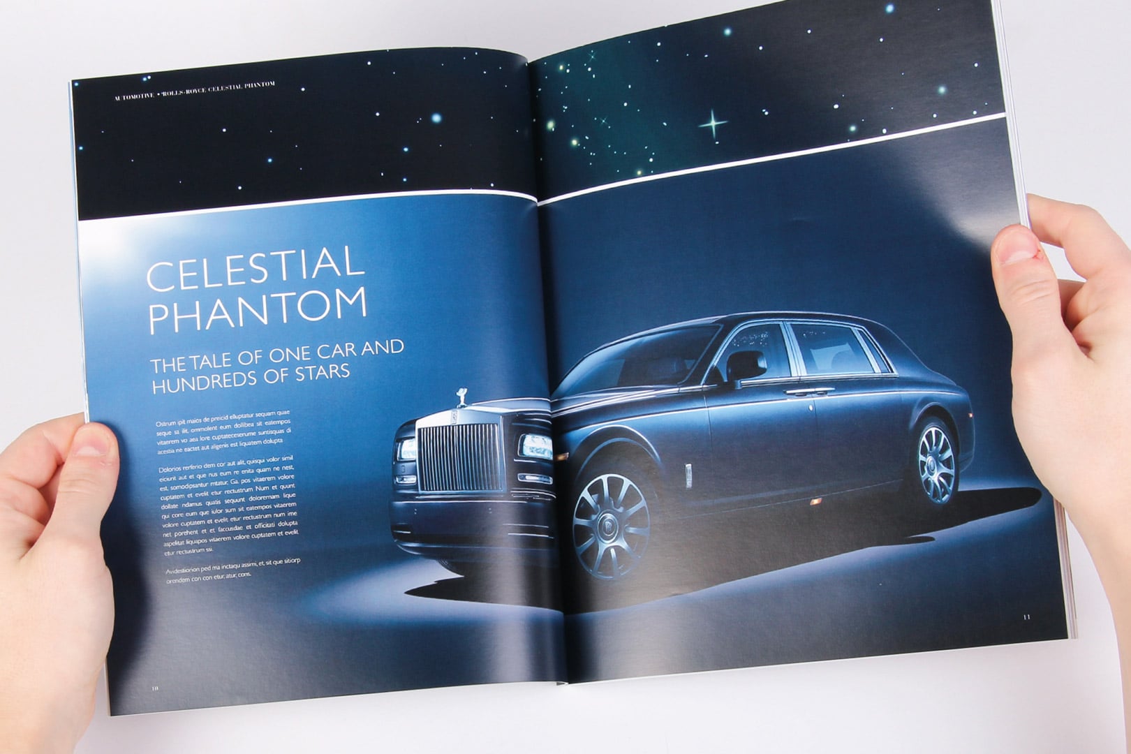 Rolls-Royce Magazine Spread Design
