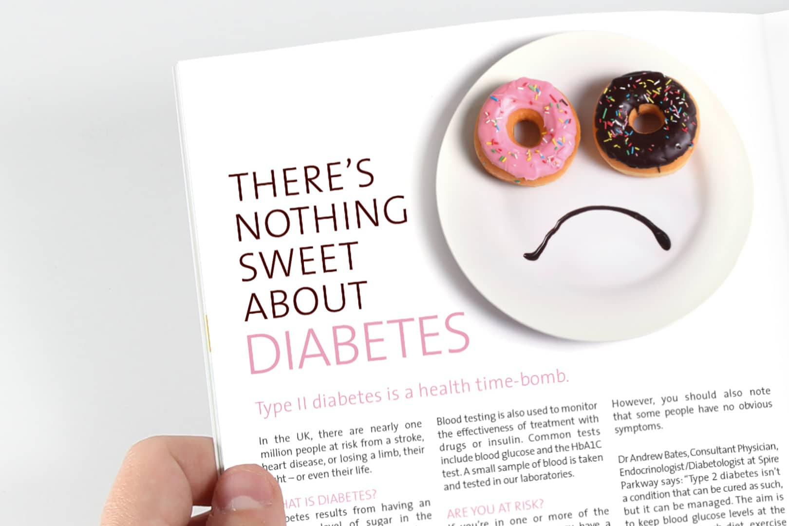 Spire Healthcare Magazine Publisher Diabetes Article