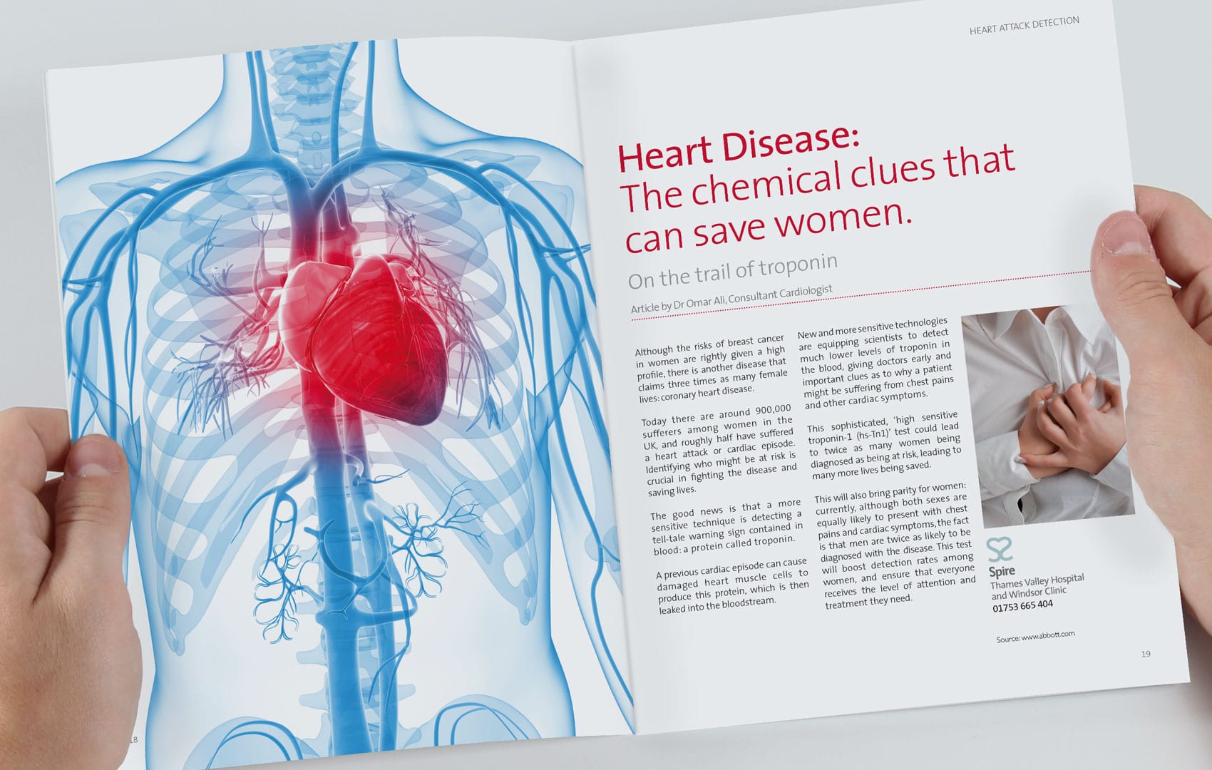 Spire Healthcare Magazine Design and Print