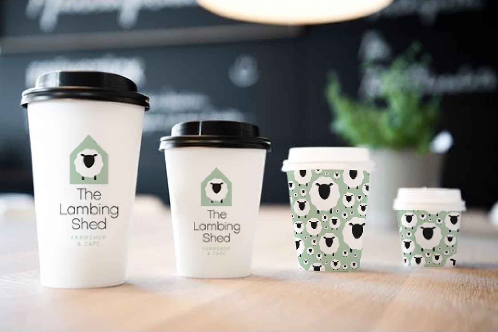 Coffee Cup Designs fro the Lambing Shed Knutsford