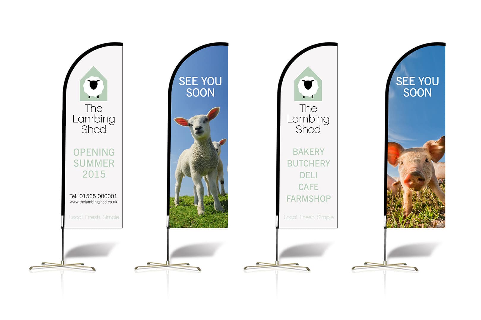 The Lambing Shed External Signage