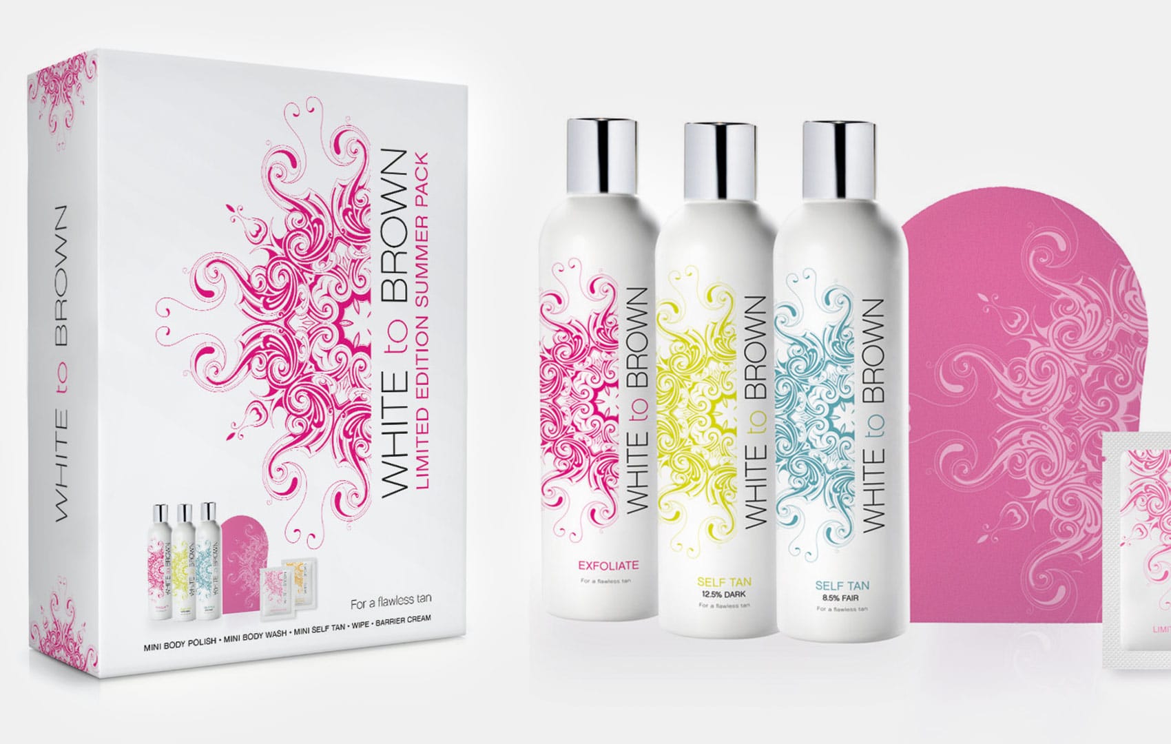 White to Brown Branding and Packaging Design Summer Campaign