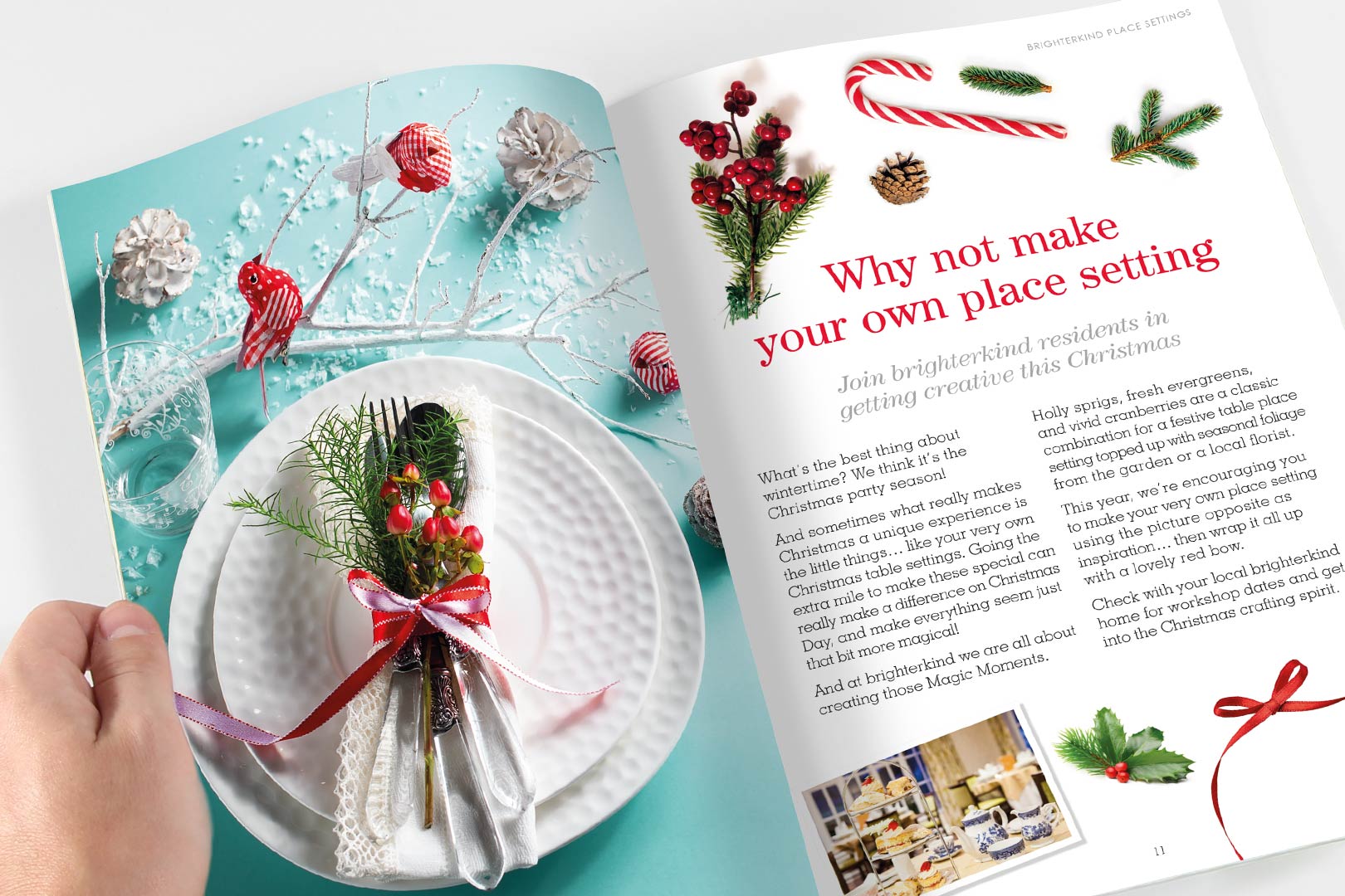 Christmas newsletter design and print