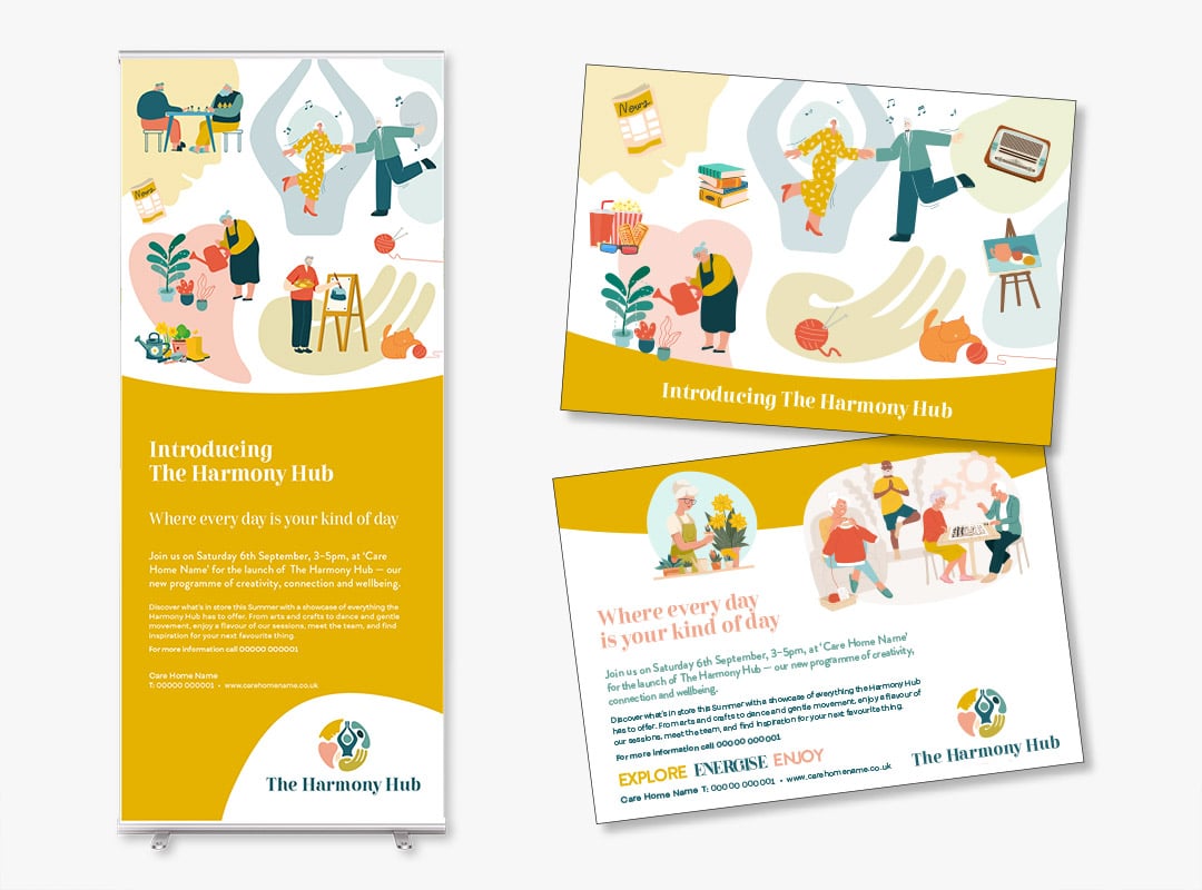 Harmony Hub Marketing Material