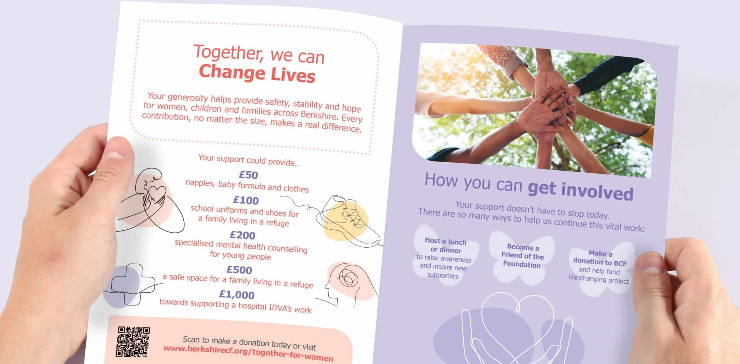 Charity Event Brochure Design