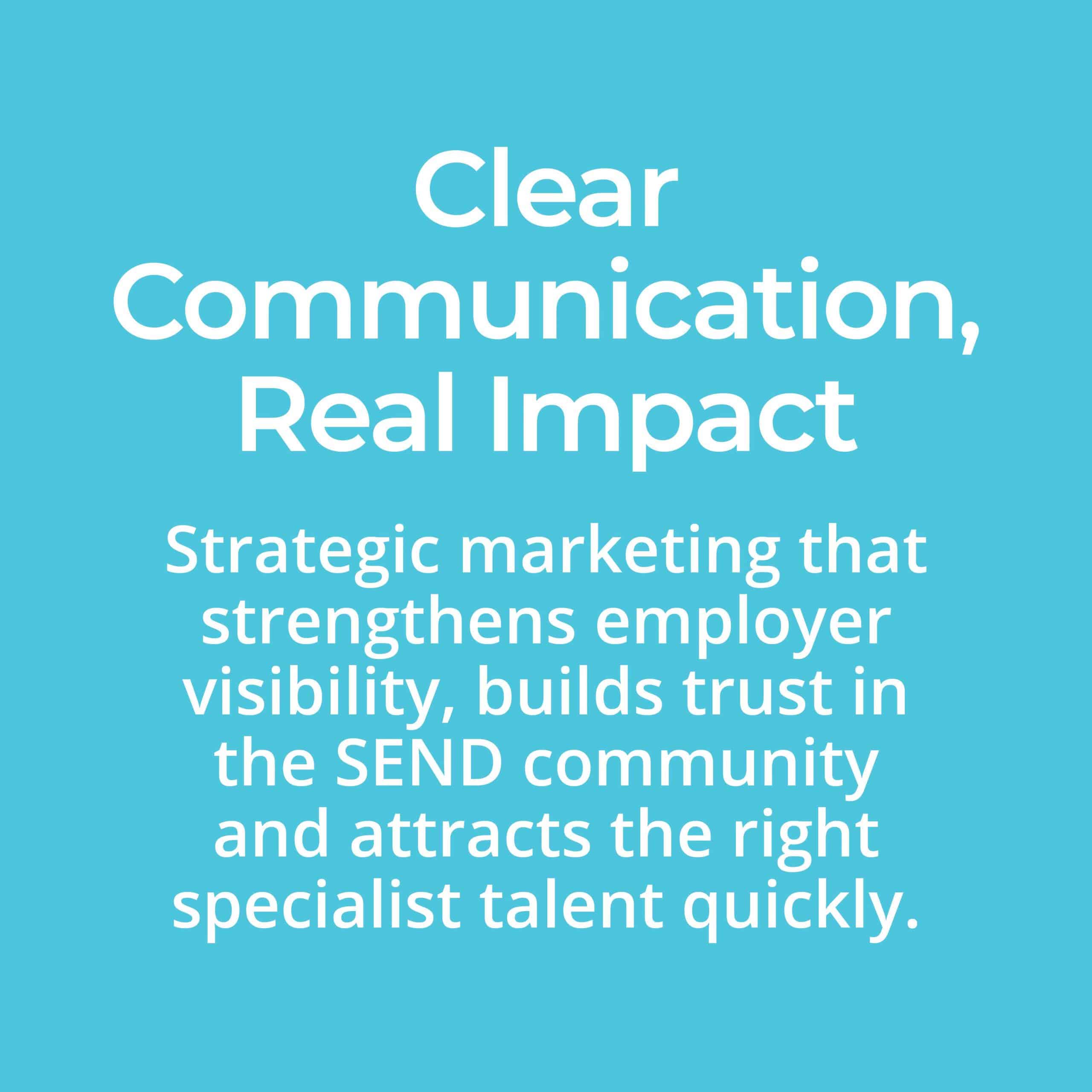 Clear communication, real impact