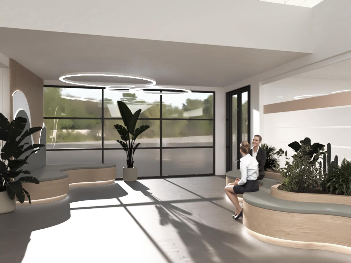 Endress and Hauser Atrium CGI Image