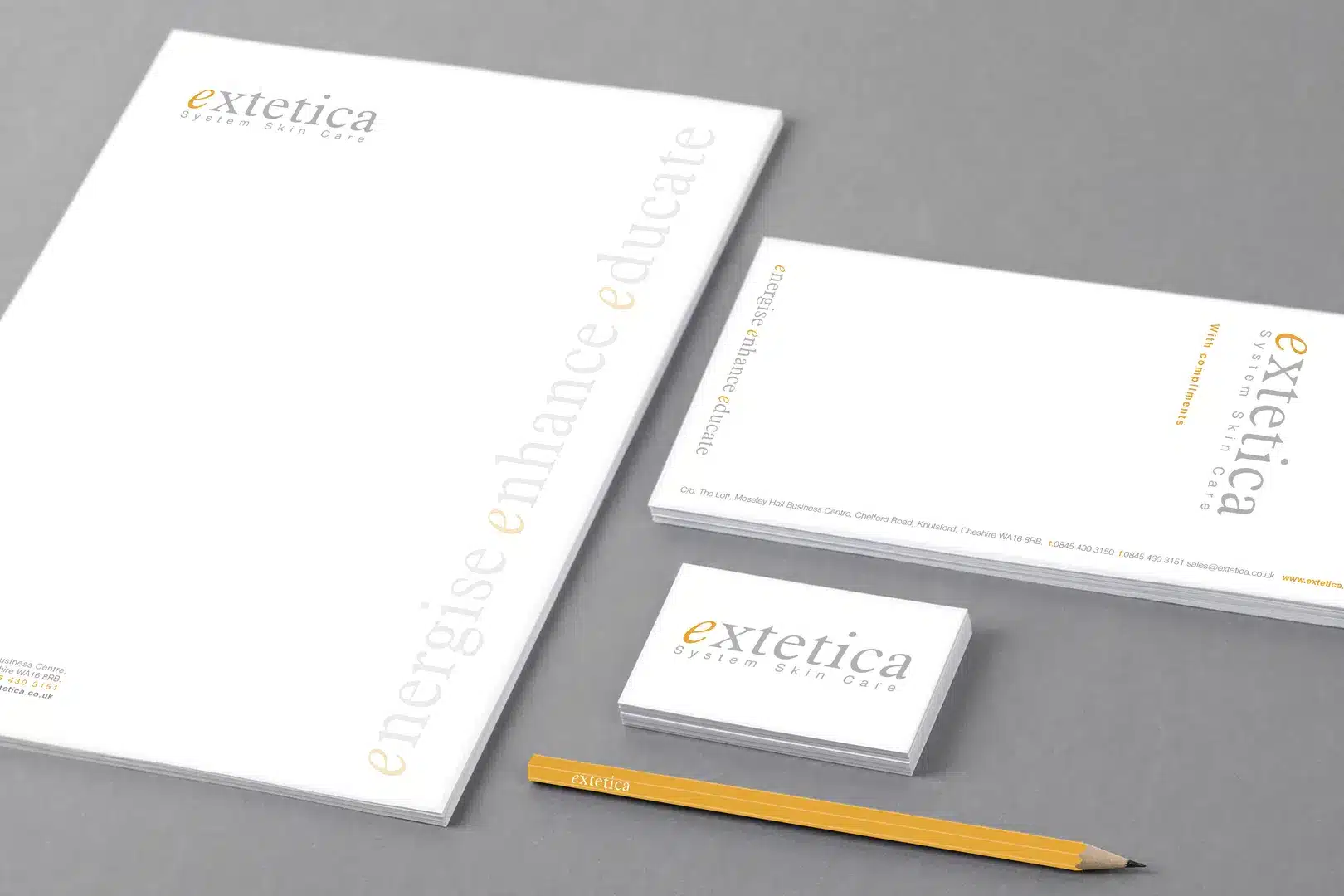 Cosmetic brand stationery design Cosmetic brand stationery design
