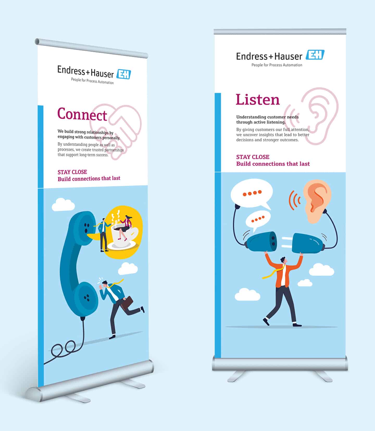 Stay Close Campaign Banners