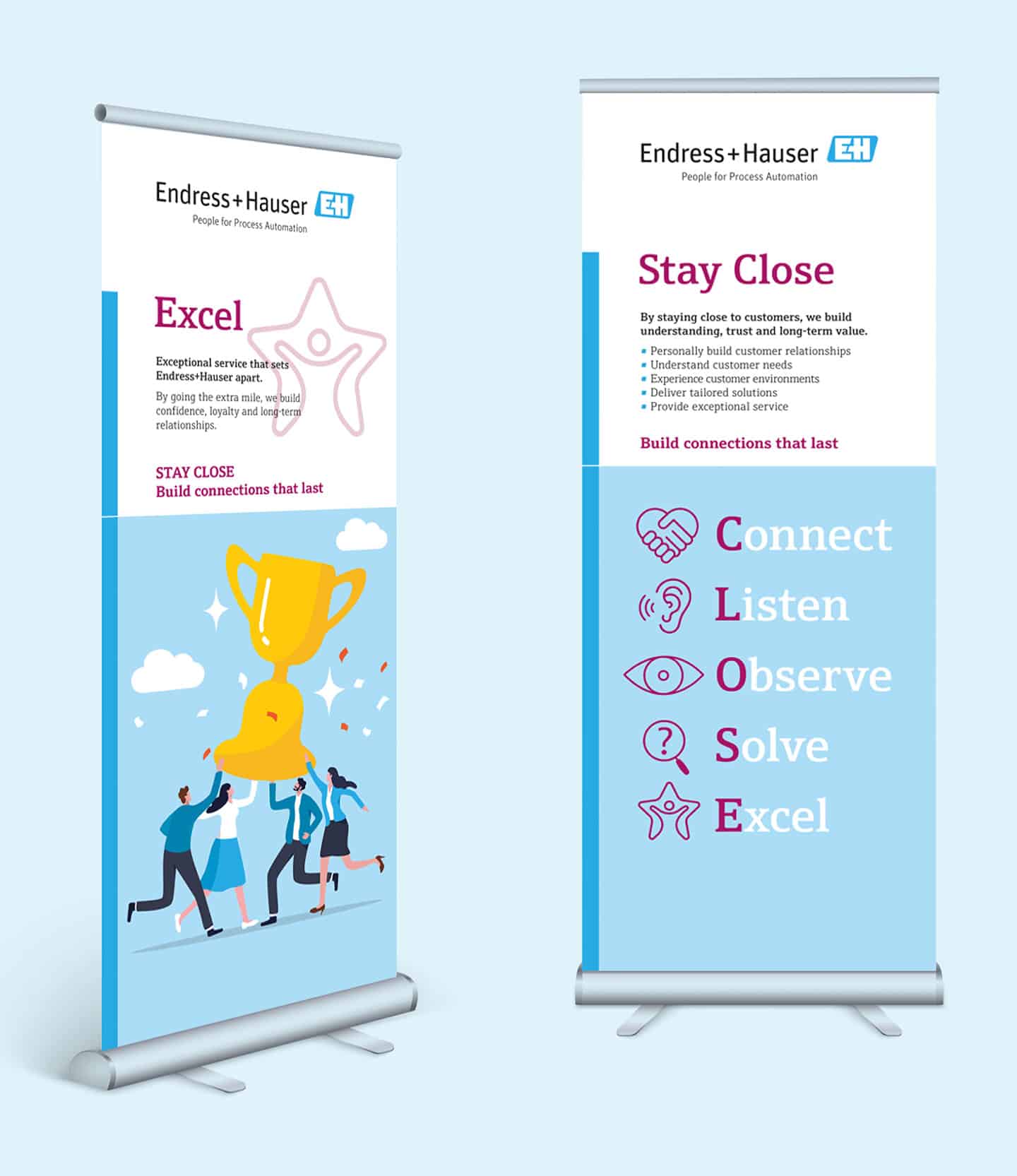 Stay Close Campaign Banners